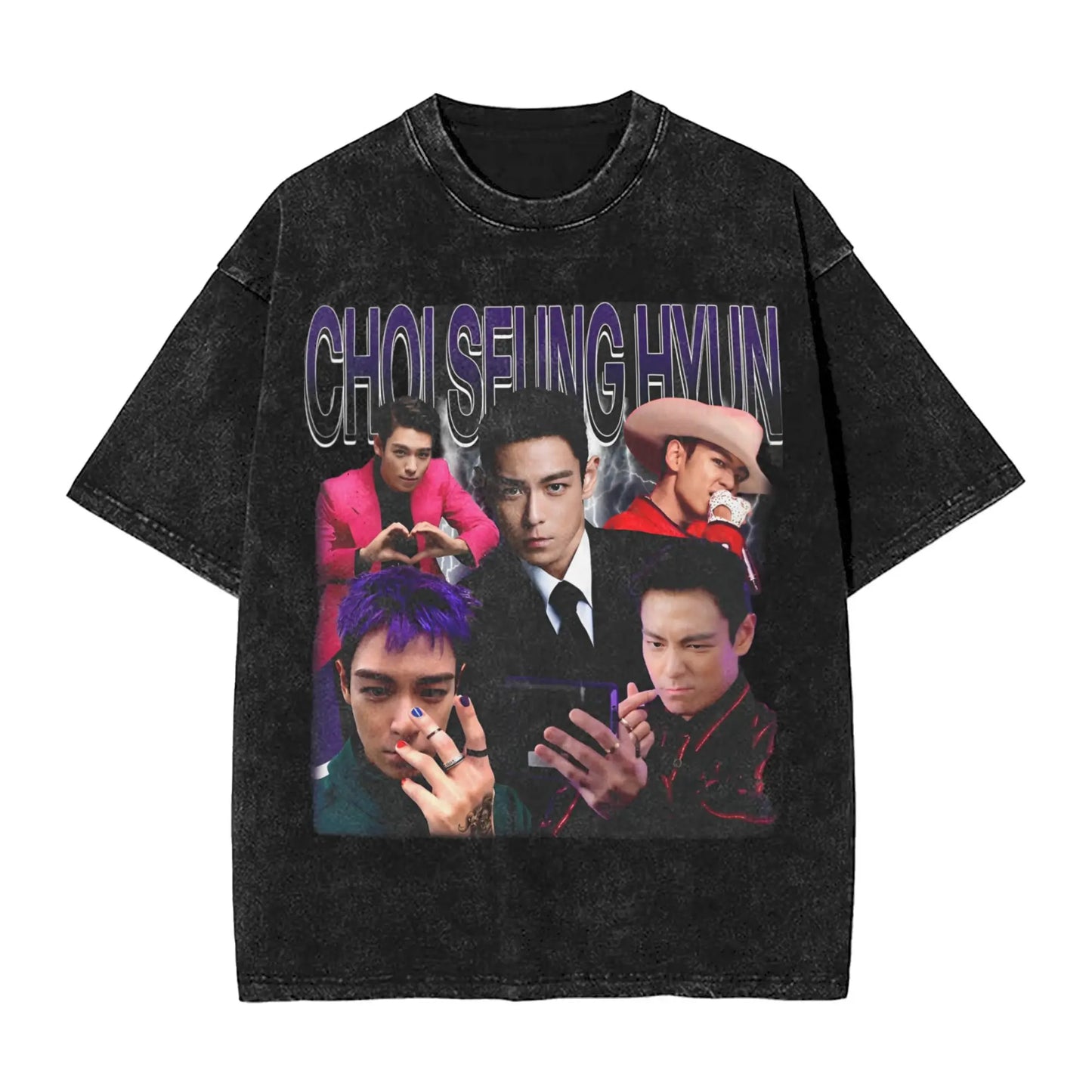 T.O.P Seung Vintage Washed Tee