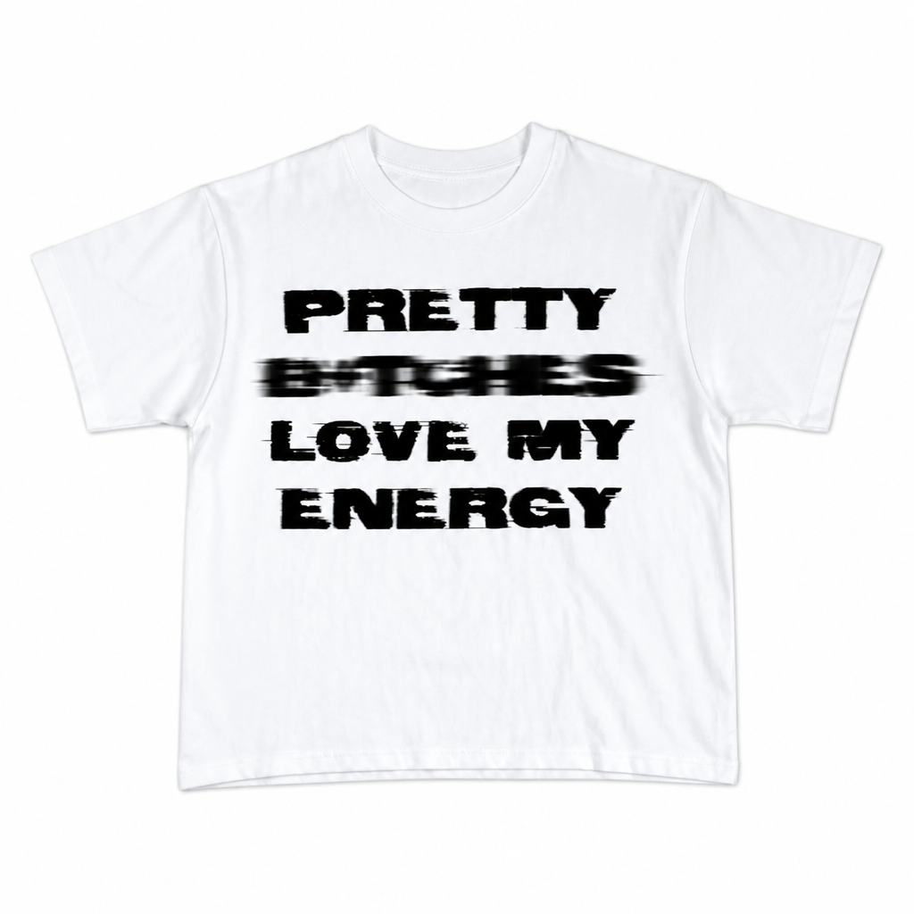 Pretty Energy Heavyweight Slogan Tee