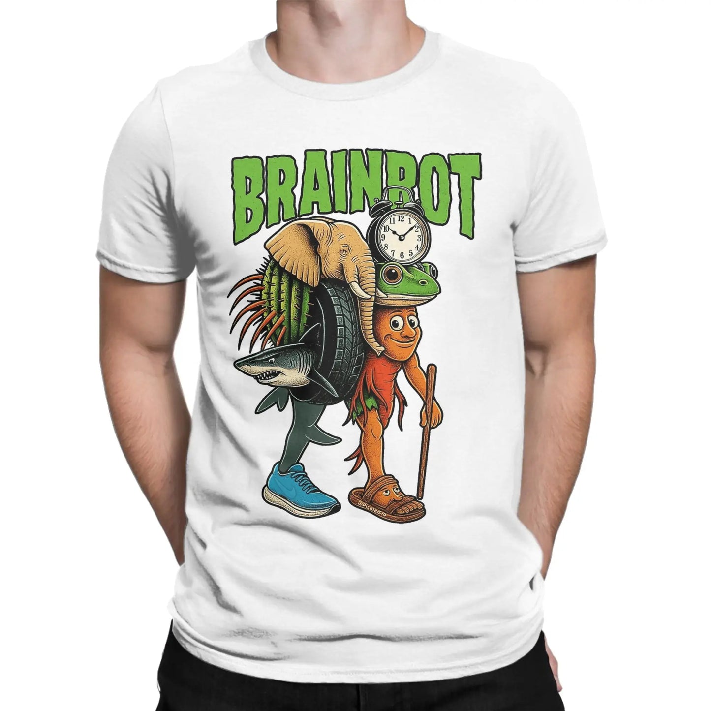 BrainRot Slogan Tee