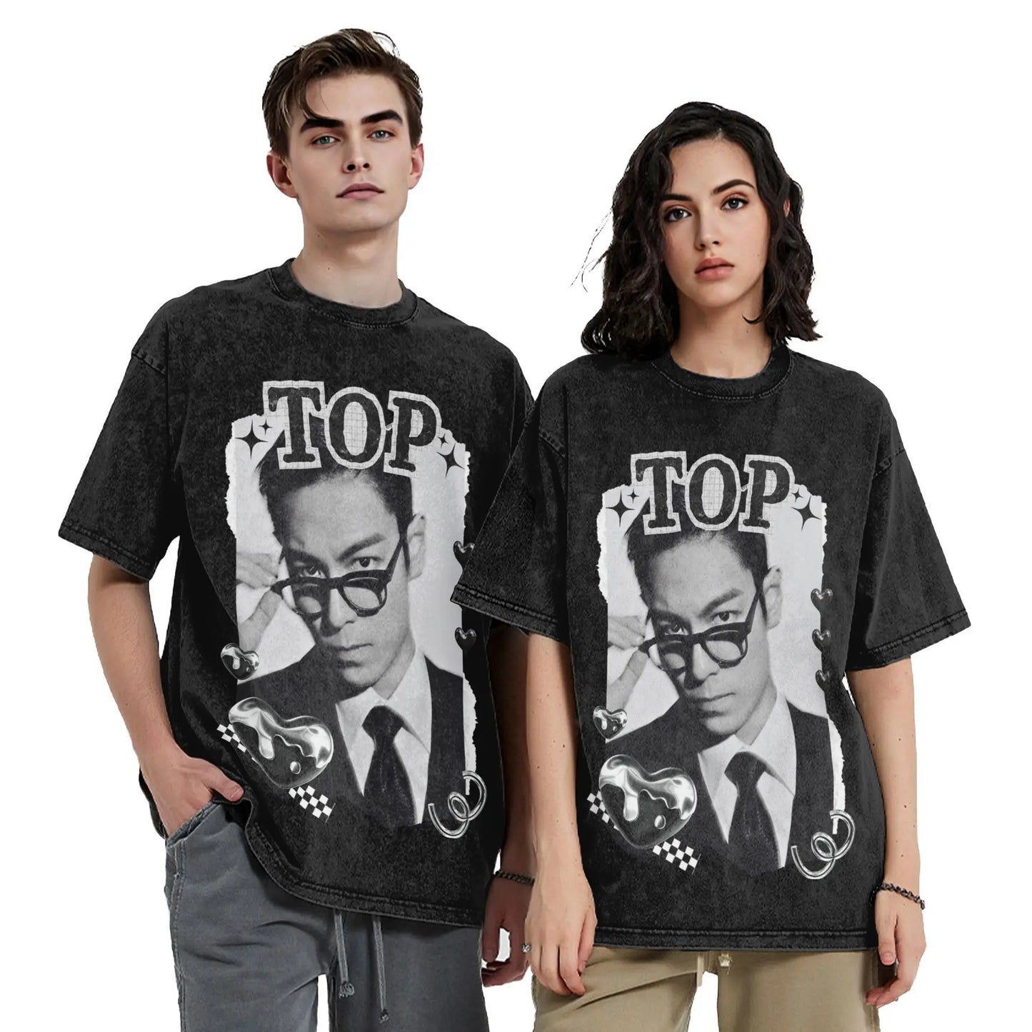 T.O.P Seung Vintage Washed Tee