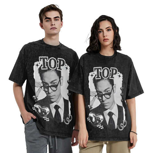 T.O.P Seung Vintage Washed Tee