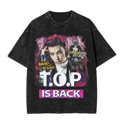 T.O.P Seung Vintage Washed Tee