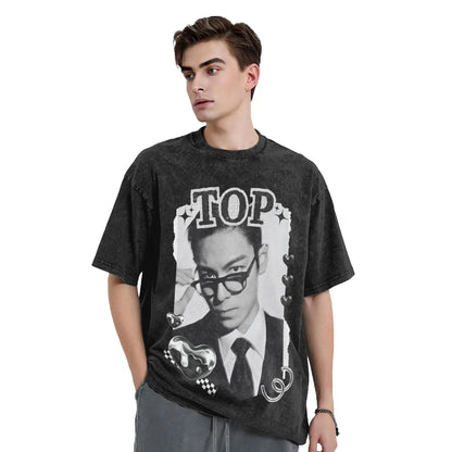 T.O.P Seung Vintage Washed Tee