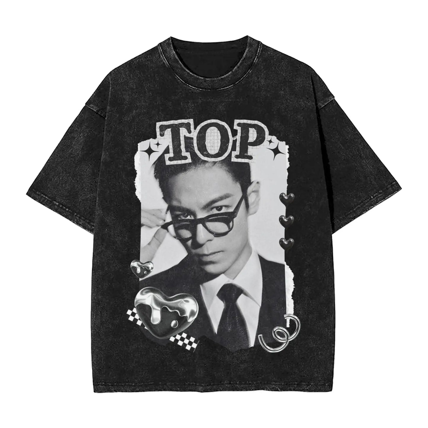 T.O.P Seung Vintage Washed Tee