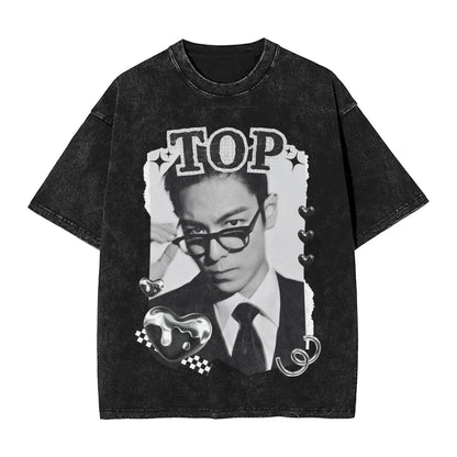 T.O.P Seung Vintage Washed Tee