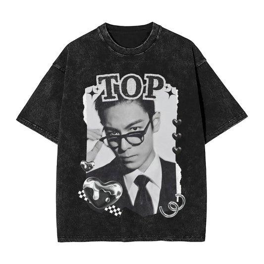 T.O.P Seung Vintage Washed Tee