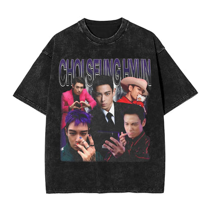 T.O.P Seung Vintage Washed Tee