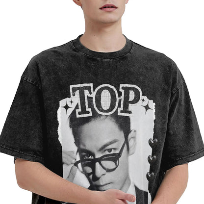 T.O.P Seung Vintage Washed Tee