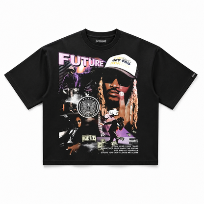 Future “Pluto” Vintage Bootleg JetBlack Graphic Tee