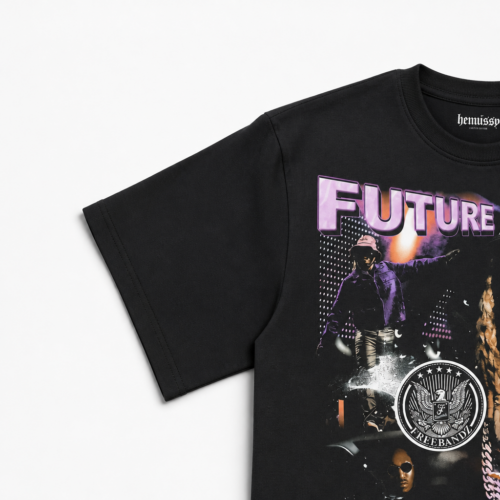 Future “Pluto” Vintage Bootleg JetBlack Graphic Tee